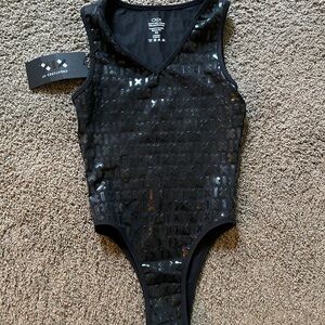 CXIX Gecko Grip Bodysuit Black Size Small NWT